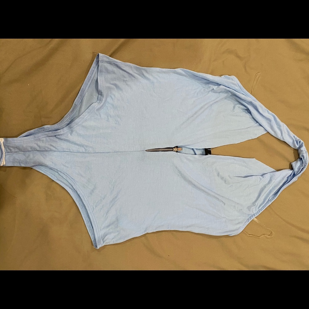 Deep V cut Bodysuit